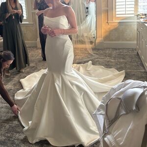 Elysee Bridal Seraphine Wedding Gown with Dramatic Train
